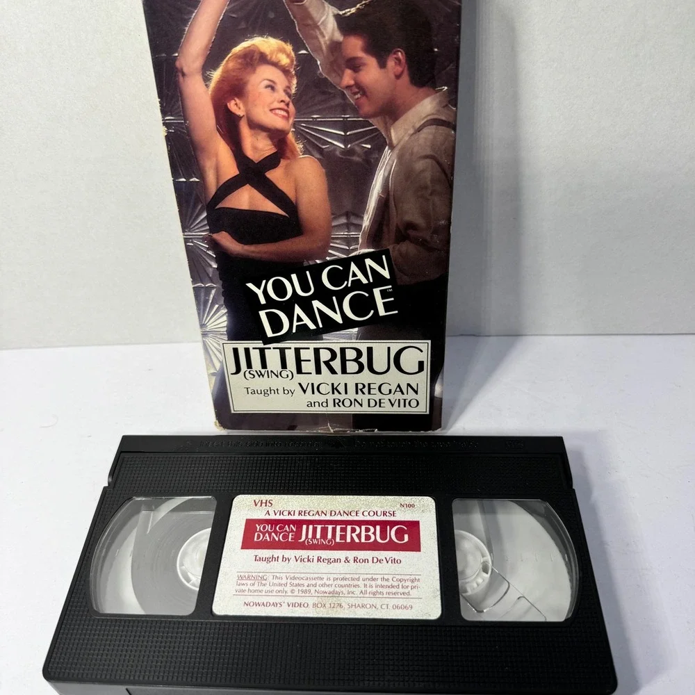 You Can Dance Mambo & Jitterbug‎ Swing Vintage VHS 1989 Vicki Regan Ron DeVito